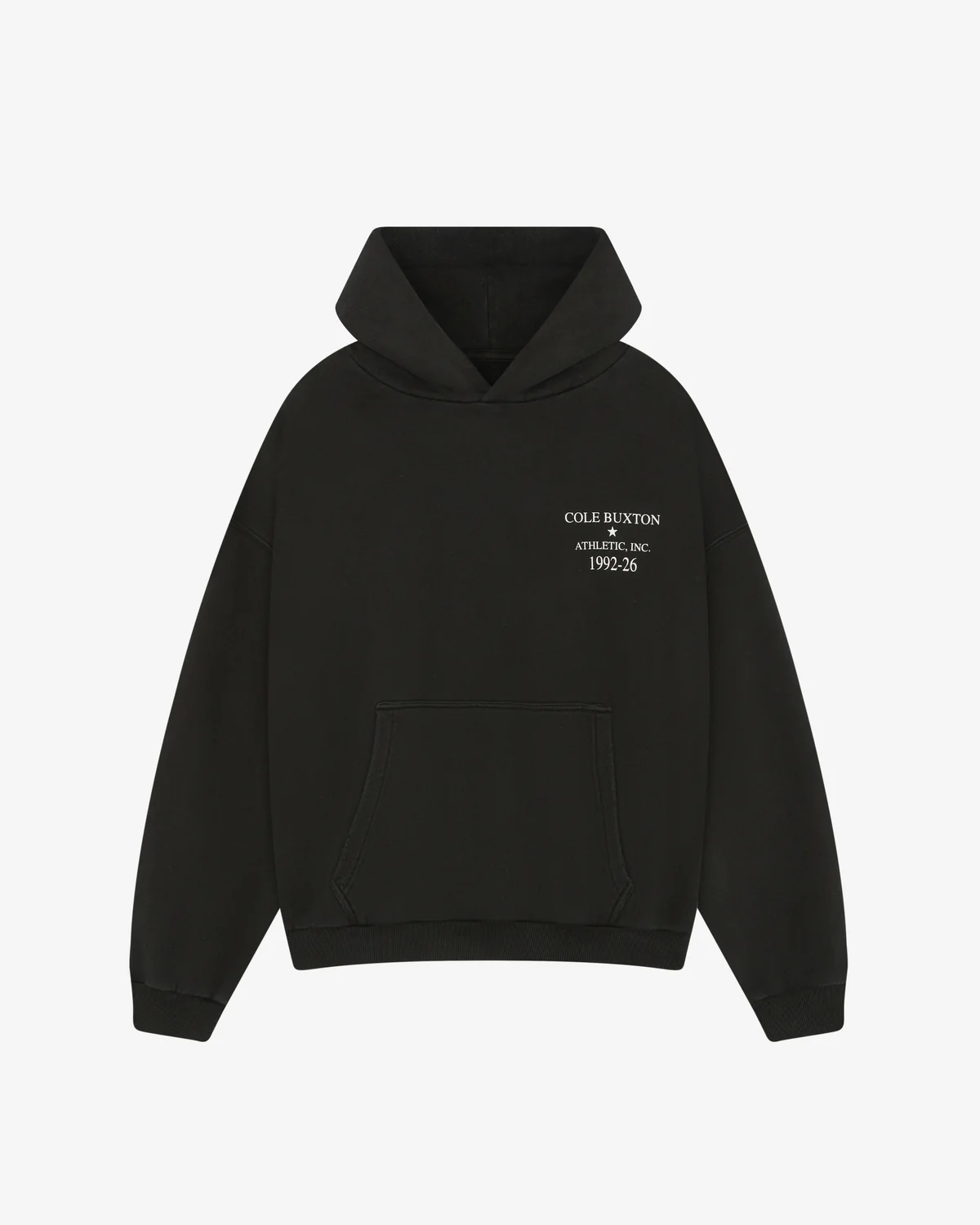 ATHLETIC INC HOODIE VINTAGE BLACK ATHLETIC INC HOODIE VINTAGE BLACK - Image 1