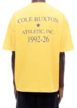 ATHLETIC INC T-SHIRT YELLOW - Image 3