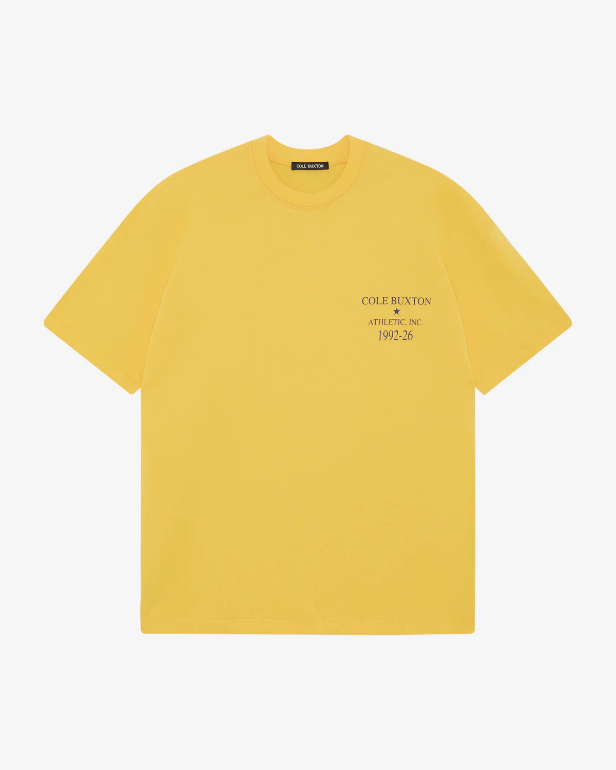 ATHLETIC INC T-SHIRT YELLOW ATHLETIC INC T-SHIRT YELLOW - Image 1