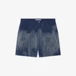 BLEACHED NYLON SHORTS NAVY