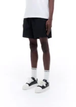 BRUSHED RIPSTOP SWIM SHORTS BLACK - Image 3