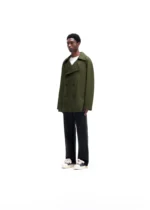 CAR COAT OLIVE GREEN - Image 4