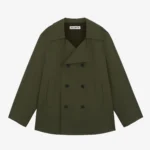 CAR COAT OLIVE GREEN