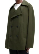 CAR COAT OLIVE GREEN - Image 3