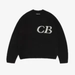 CB LOGO KNIT SWEATER BLACK