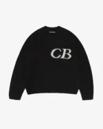 CB LOGO KNIT SWEATER BLACK