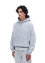 CB SPORTSWEAR HOODIE LIGHT GREY MARL - Image 3