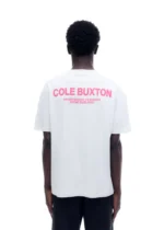 CB SPORTSWEAR T-SHIRT LIGHT GREY MARL / PINK - Image 3
