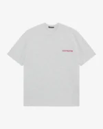 CB SPORTSWEAR T-SHIRT LIGHT GREY MARL / PINK - Image 2