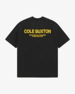 CB SPORTSWEAR T-SHIRT VINTAGE BLACK \YELLOW