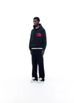CB STAR HOODIE VINTAGE BLACK / PINK - Image 4
