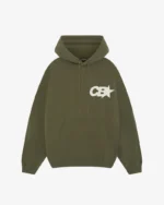 CB STAR RACING HOODIE KHAKI - Image 2