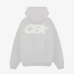 CB STAR RACING HOODIE LIGHT GREY MARL