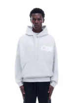 CB STAR RACING HOODIE LIGHT GREY MARL - Image 4