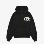 CB STAR ZIPPED HOODIE VINTAGE BLACK