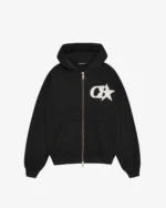CB STAR ZIPPED HOODIE VINTAGE BLACK