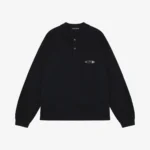 CB SURF LONG SLEEVE POLO VINTAGE BLACK