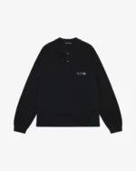 CB SURF LONG SLEEVE POLO VINTAGE BLACK