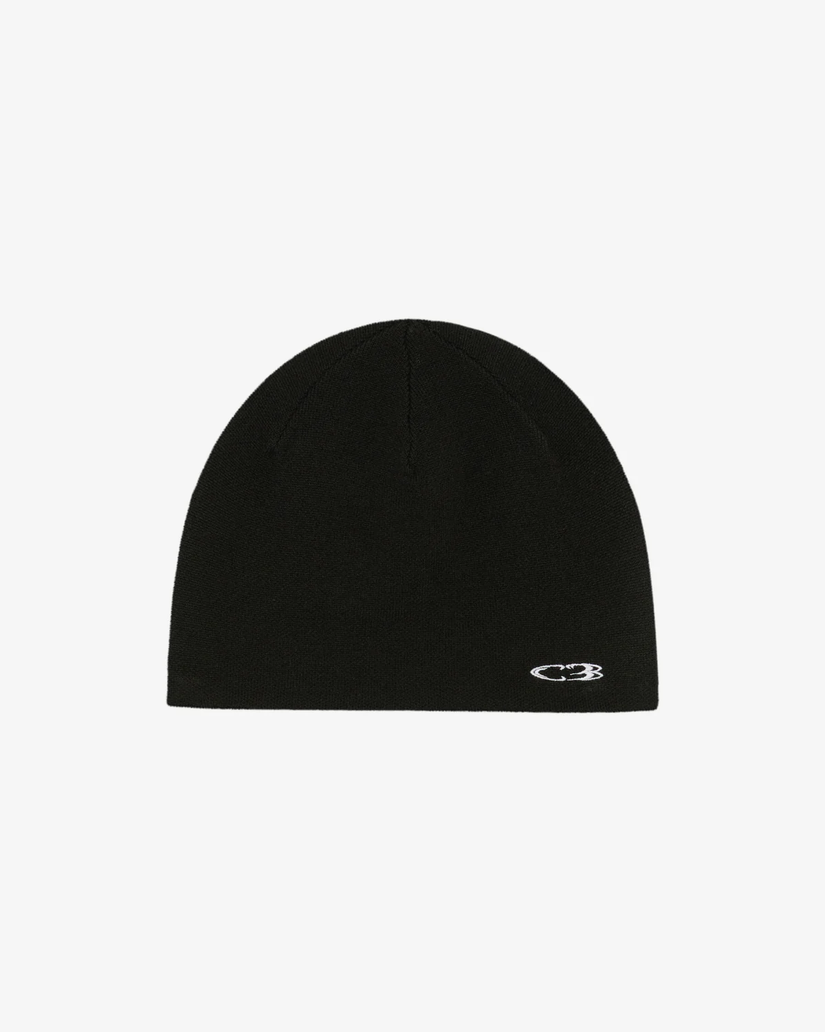 CB SURF RAW EDGE KNIT BEANIE BLACK CB SURF RAW EDGE KNIT BEANIE BLACK - Image 1