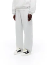 CB TAB BAGGY LOUNGE PANTS LIGHT GREY MARL - Image 4