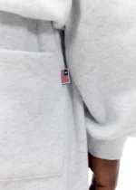 CB TAB BAGGY LOUNGE PANTS LIGHT GREY MARL - Image 2