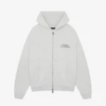 COLE BUXTON SPORT ZIPPED HOODIE LIGHT GREY MARL