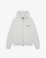 COLE BUXTON SPORT ZIPPED HOODIE LIGHT GREY MARL
