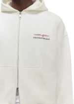 COLE BUXTON SPORT ZIPPED HOODIE VINTAGE WHITE - Image 4