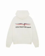 COLE BUXTON SPORT ZIPPED HOODIE VINTAGE WHITE - Image 3