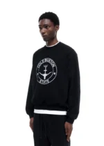 COLE BUXTON STATE RAGLAN SWEATSHIRT BLACK - Image 3
