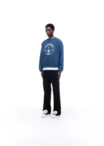 COLE BUXTON STATE RAGLAN SWEATSHIRT BLUE - Image 4
