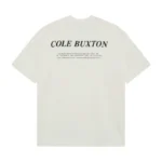 Cole Buxton Address T Shirt-White