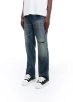 DARK WASH JEANS DARK BLUE - Image 4