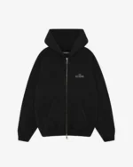 D+D EMBLEM ZIPPED HOODIE VINTAGE BLACK
