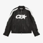 DECAL RACER JACKET BLACK/WHITE