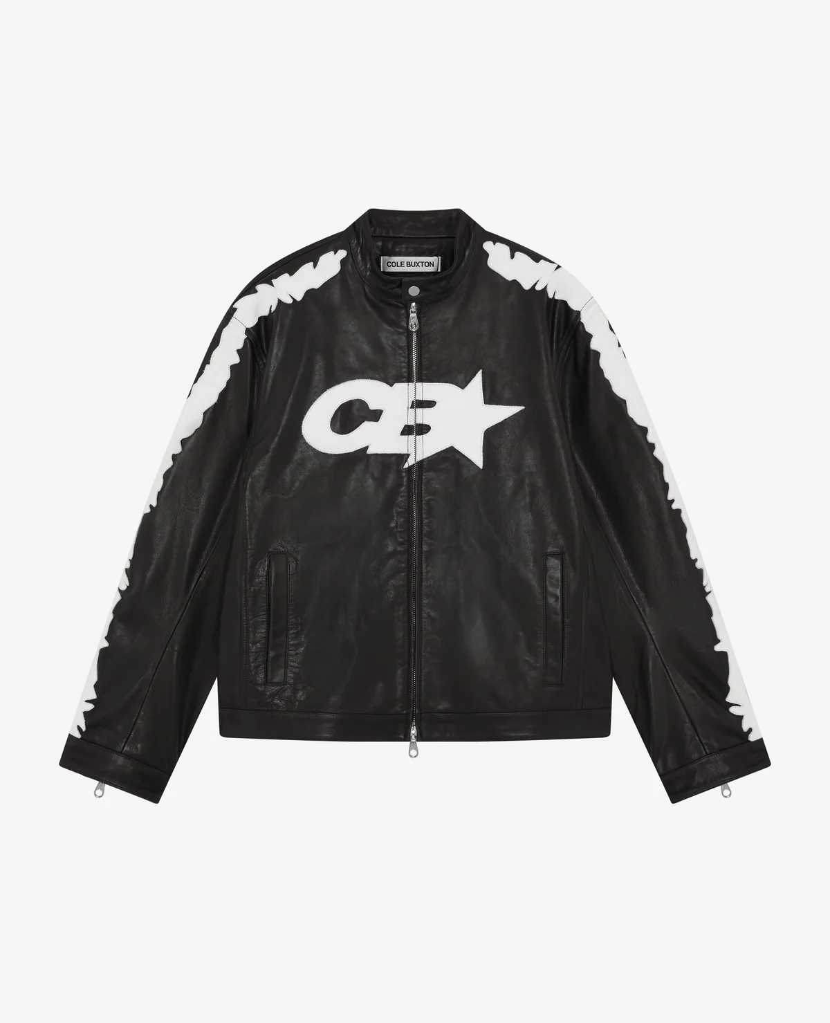 DECAL RACER JACKET WHITE DECAL RACER JACKET BLACK/WHITE - Image 1