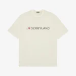 I HEART DERBYLAND T-SHIRT VINTAGE WHITE