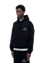 INTERNATIONAL HOODIE BLACK - Image 2