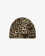 LEOPARD KNIT BEANIE LEOPARD