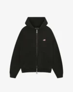 MINI FLAG ZIPPED HOODIE VINTAGE BLACK