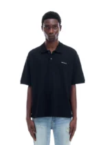 MINI LOGO POLO SHIRT BLACK - Image 3
