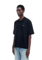 MINI LOGO POLO SHIRT BLACK - Image 2