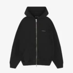 MINI LOGO ZIPPED HOODIE VINTAGE BLACK