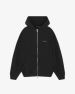 MINI LOGO ZIPPED HOODIE VINTAGE BLACK