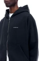 MINI LOGO ZIPPED HOODIE VINTAGE BLACK - Image 2