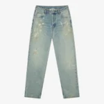 PAINT MARKED JEANS LIGHT BLUE PAINT