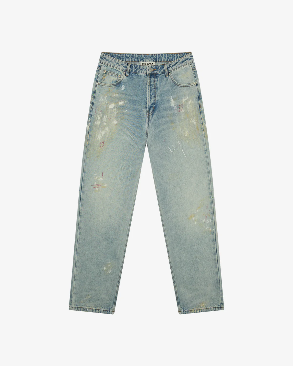 PAINT MARKED JEANS LIGHT BLUE PAINT PAINT MARKED JEANS LIGHT BLUE PAINT - Image 1
