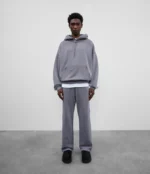 POCKET FADE HOODIE GREY - Image 4