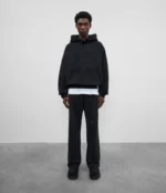 POCKET FADE HOODIE VINTAGE BLACK - Image 3