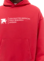RESEARCH DIVISION HOODIE RED - Image 2